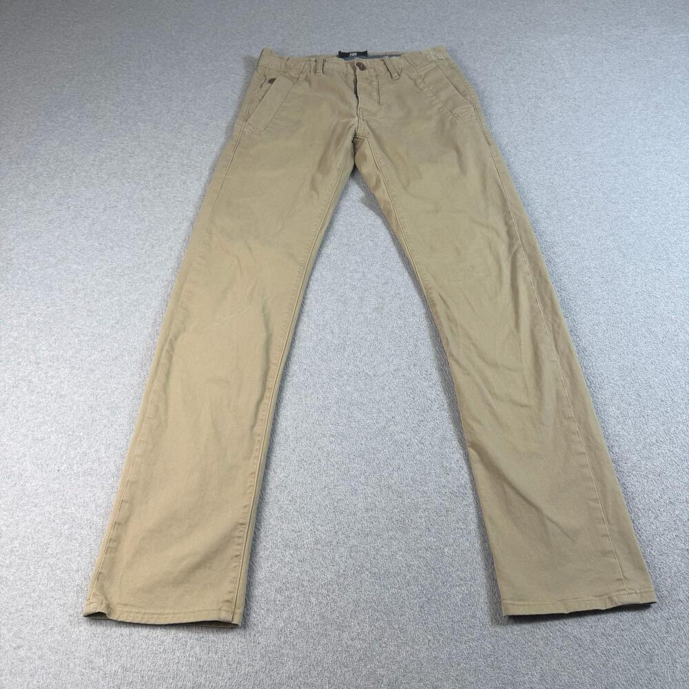 G-Star RAW Pant Men 30x32 Beige Chino Correct Line Straight Leg Stretch Heritage
